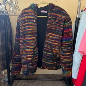 🔥HandMade Nepal full zip fleece lined hoodie🔥